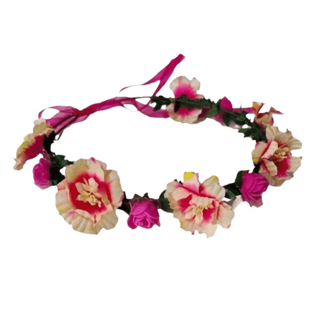 Fashion Simulated Flower Floral Headband Boho Style Korean Style Flower Crown Hairband Hair Accessories Bridal Wreaths Wedding
