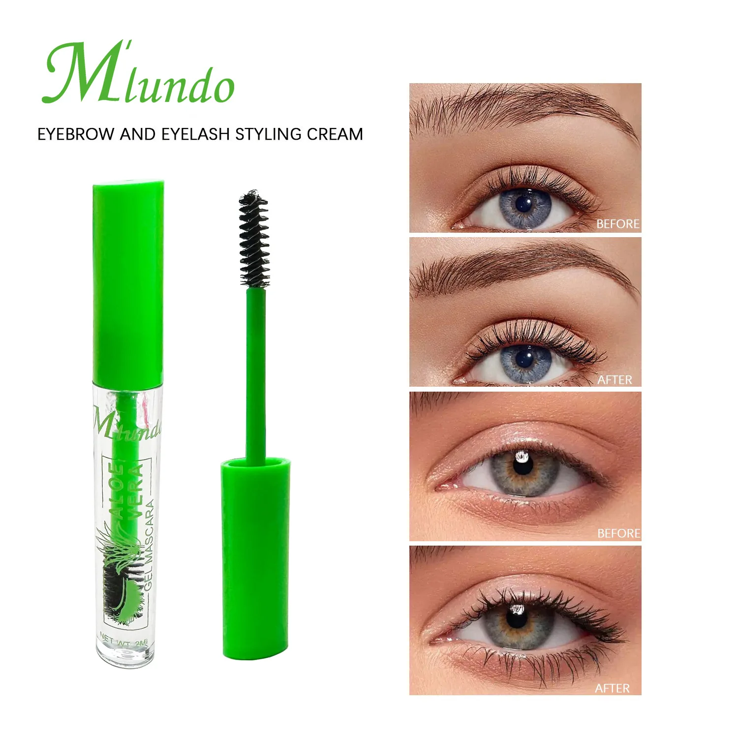 Transparent Eyebrow Eyelash Styling Cream Multicolor Lasting Makeup Cosmetic