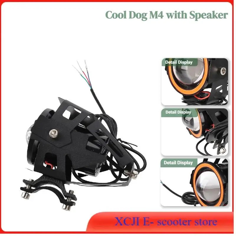 

Electric Scooter Headlight Fog Lights Super Bright Abgle Eyes Additional Spotlights U7 LED Driving Fog Spot Light