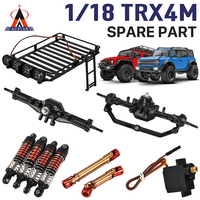 AUSTAR 1/18 TRX4M Car Drive Shaft Shock Absorber Luggage Rack 9g Servo RC Upgraded Parts