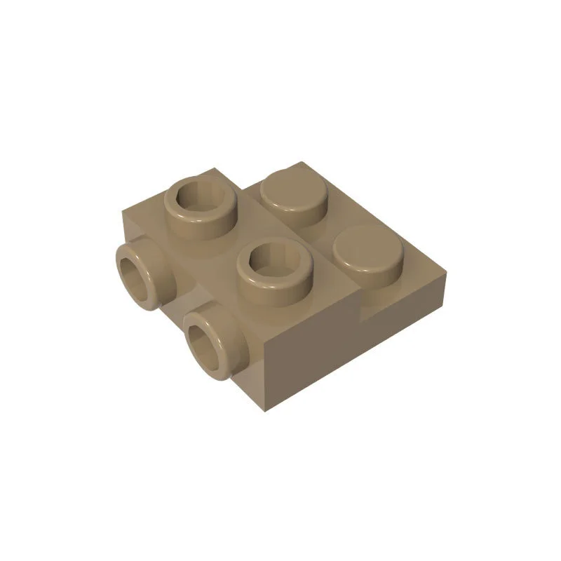 50 Stück 99206 Modifizierte Platte 2x2x2/3 mit 2 Noppen an der Seite Bausteine Spielzeug für Technische Bauwerke Geschenk DIY MOC Kompatibel – Detail 4