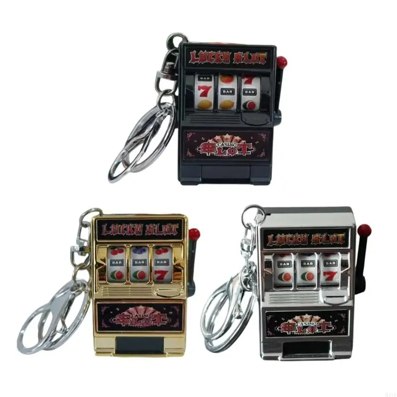 M4YF Eye Catching Fruit Machine Key Rings Key Chain Charm For Adding Fun To Travels