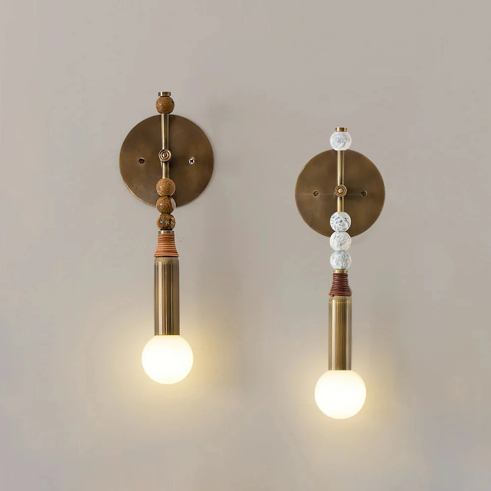 Wall Sconce Vintage Brass Wall Light Fixture Lamp LED Lighting for Hallway Wall Decor
