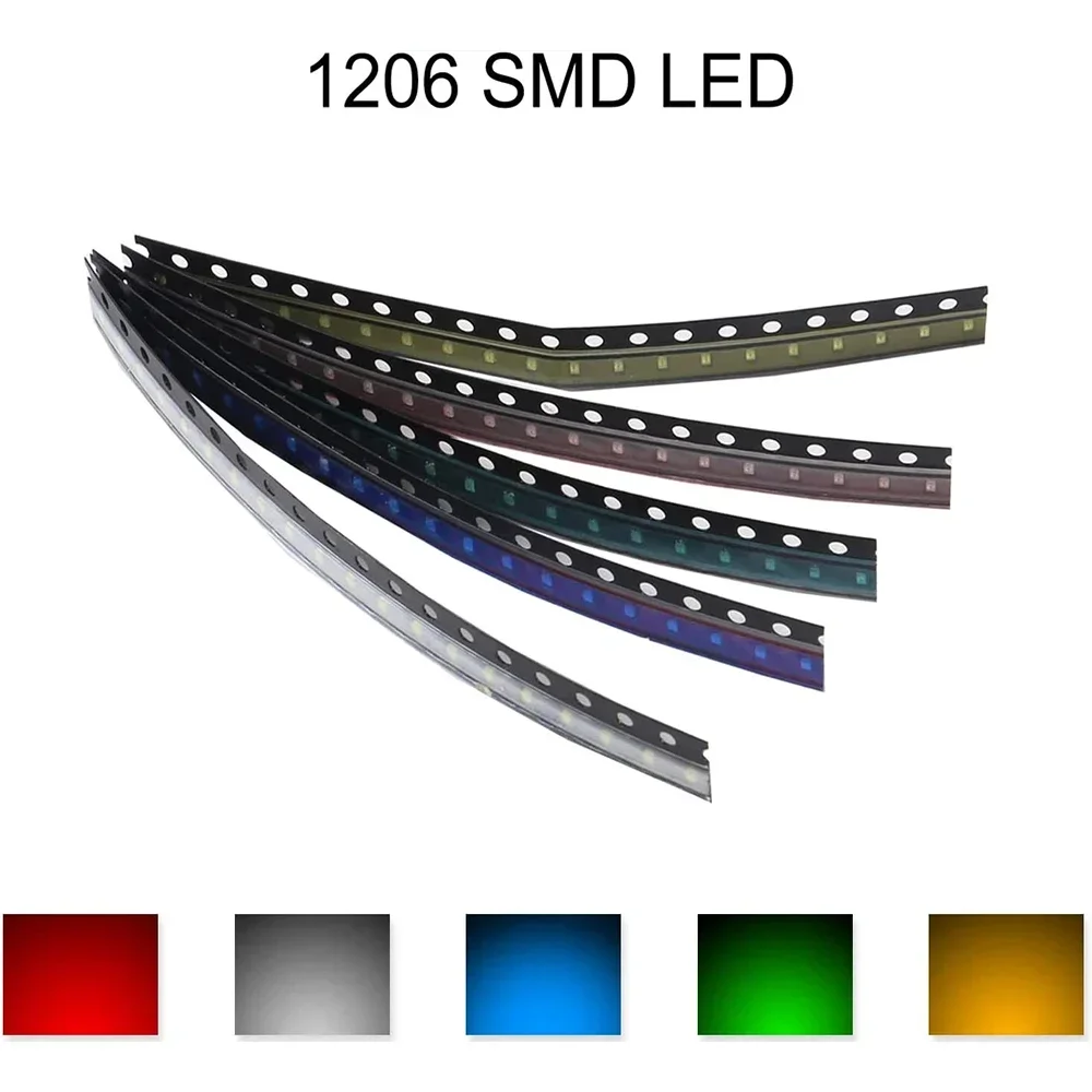 100PCS 1206 Smd Led…