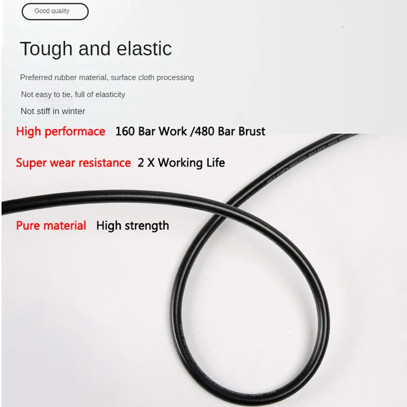 For Karcher K2 K3 K4 K5 K6 K7 High Pressure Washer Hose Pipe Washer Extension Hose Quick Coupling Adapter Water Cleaning  Kit