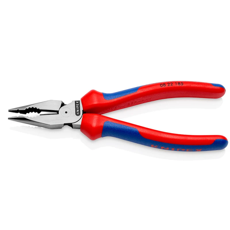 KNIPEX 08 22 185 Needle-Nose Combination Pliers Long Service Life And Stable Tips Exquisite Workmanship Simple Operation