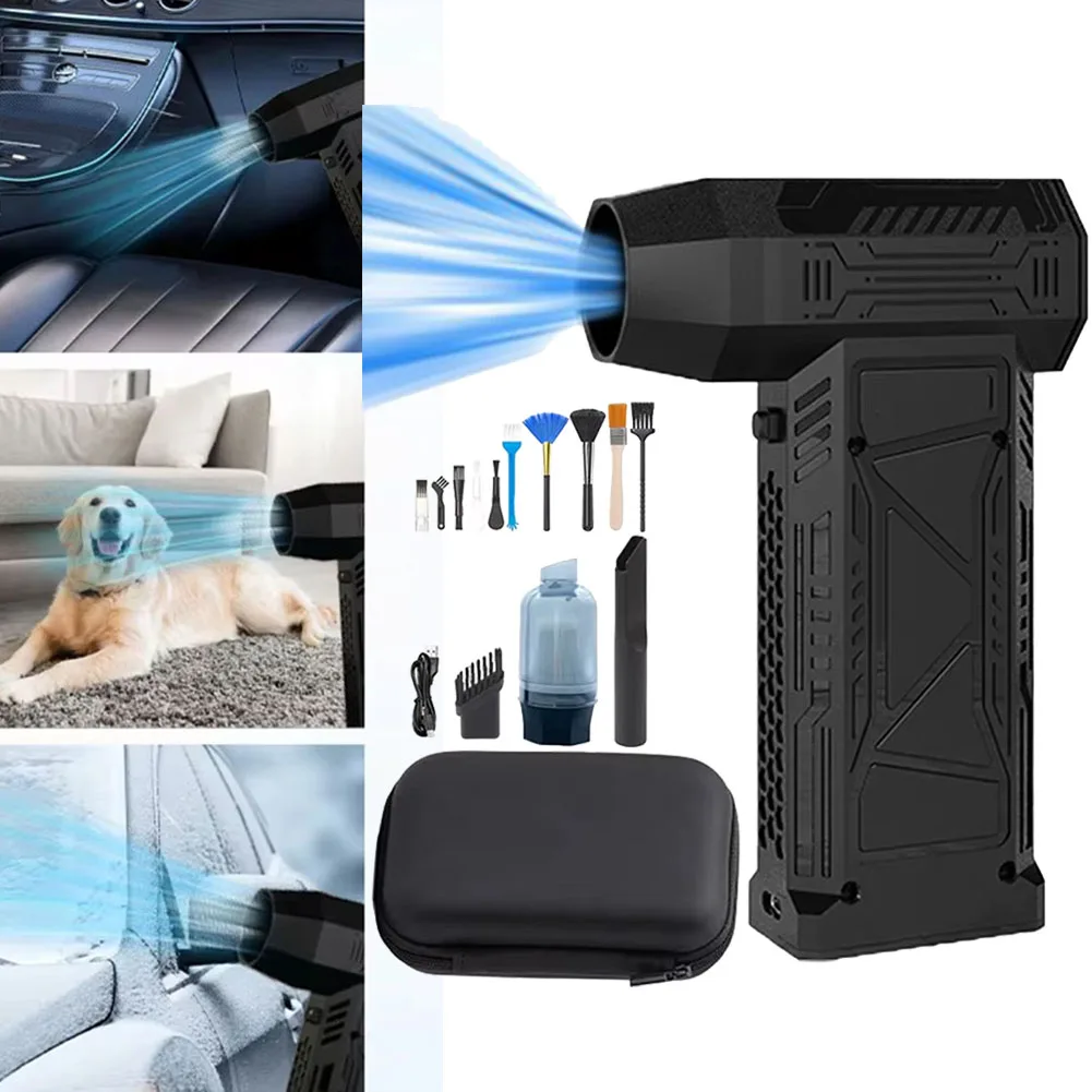 먼지 및 잔해물 제거 미니 터보 팬 소형 청소 도구 다목적 청소 도구 자동차 청소 먼지 제거