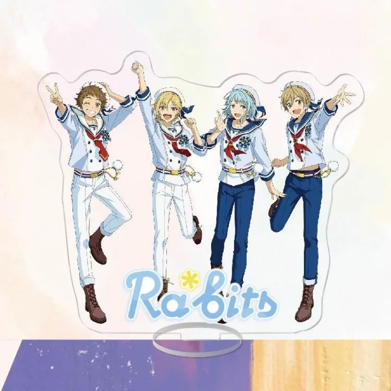 Game Ensemble Stars Boy Group Acrilico Stand Figura Unità maschile Trickstar Desk Decor Display Regali di compleanno Accessori cosplay