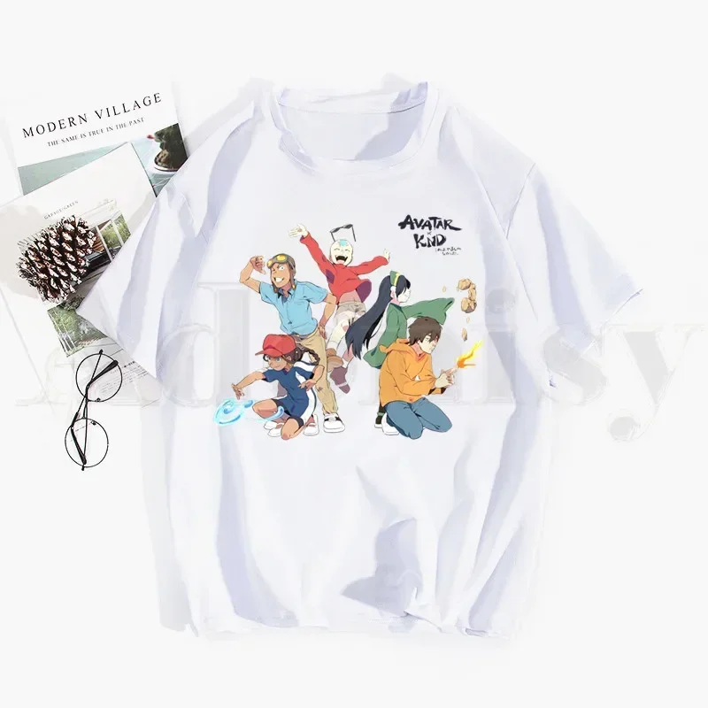 Avatar The Last Airbender Tshirts Men Fashion Summer T-shirts Tshirt Hip Hop Girl Printed Top Tees Streetwear Harajuku Funny