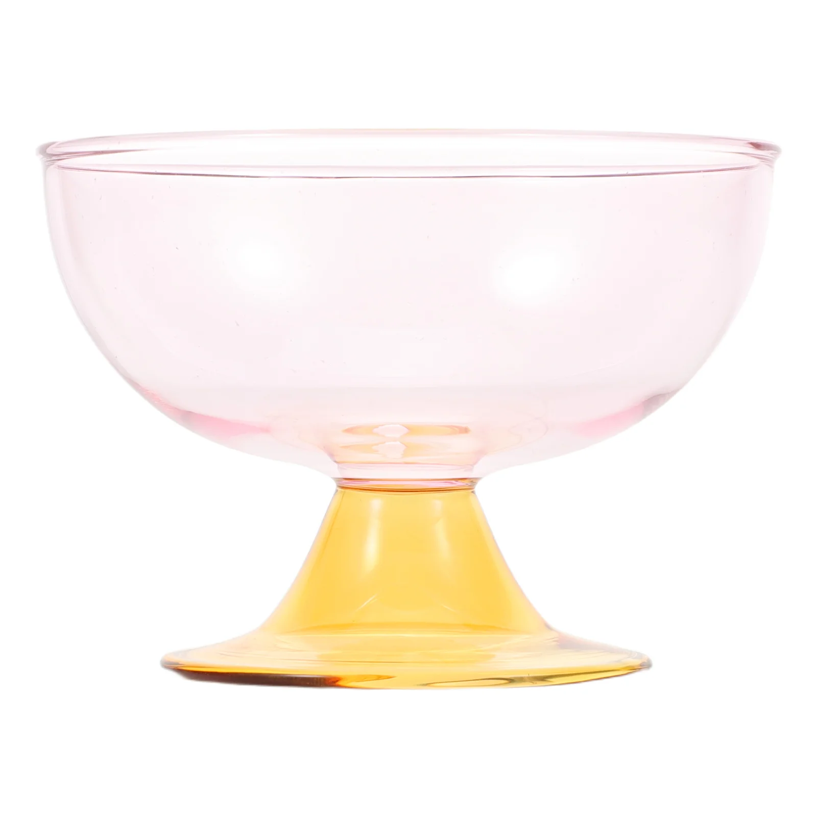 

Footed Ice Cream Bowl Tall Glass Dessert Bowl for Serving Fruit Salads Party Treats Glass Ice Cream Cups for Entertaining