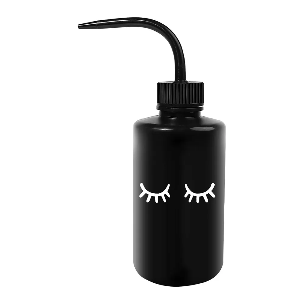 250ml Eyelash Cleaning Bottle No Spill Squeeze Washing Water Squirt Bottle For Eyelash Extension Tattoo Squeeze Dropper Bottle
