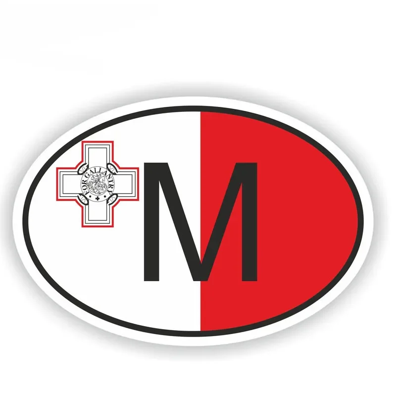 

Accessories M MALTA Country Code Decal Car Helmet Bike Car Sticker