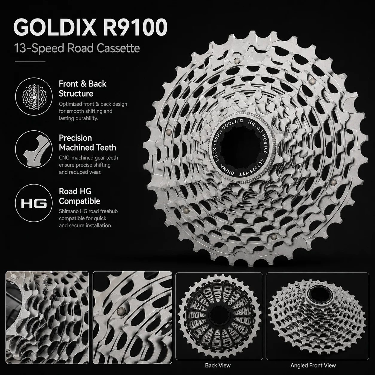 Cassete GOLDIX R9100 13 Veloci - Cassette 11 Speed avaliação e preço