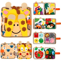 Busy Board Montessori Toys for Toddler Busy Book Sensory Preshool Early Education Learning Fine Motor Skills Toys For Children