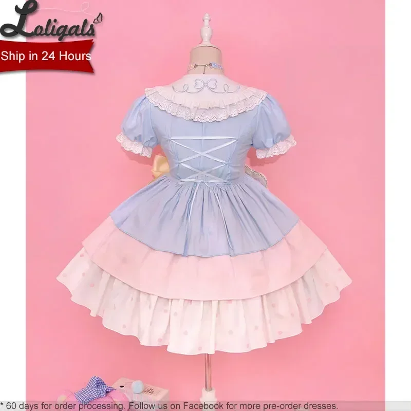 Candy Cat ~ Zoete Lolita-jurk met korte mouwen van Alice Girl ~ Instock