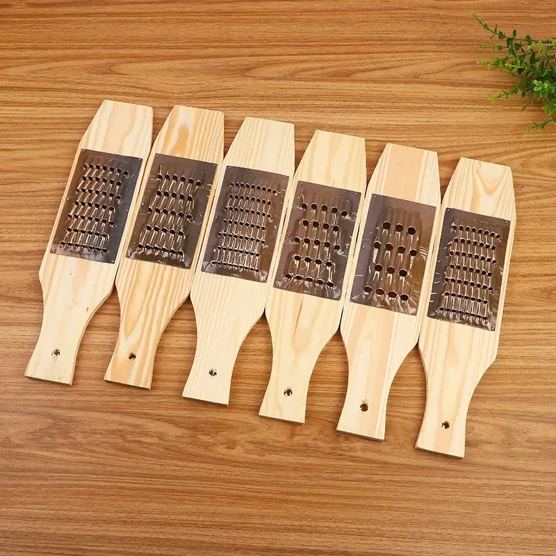 Pure copper plank radish multifunctional vegetable cutter  planing old-fashioned wooden grater