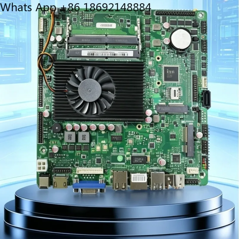 SK67 industrial control ITX main board + CPU set, support 8th generation advertising machine dual memory network port