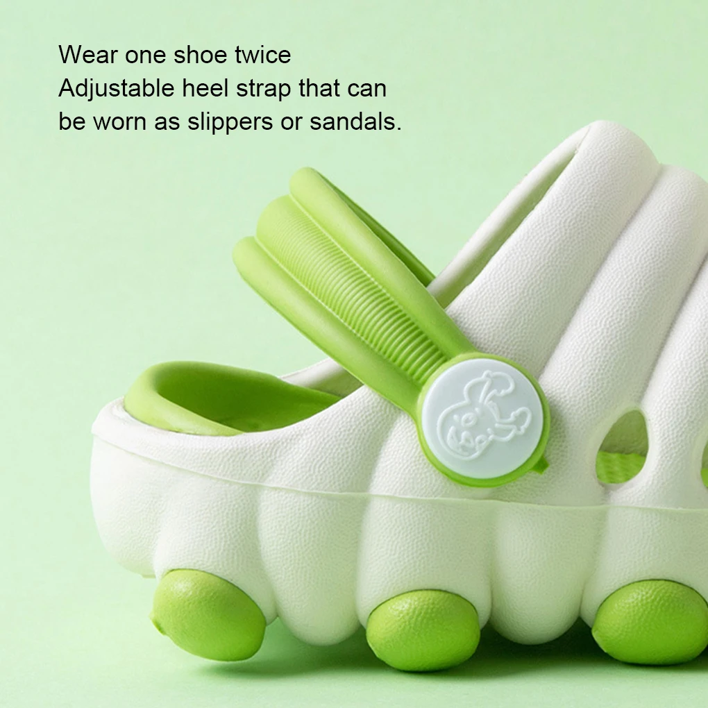 Cute Slippers Non-slip Toddler Clogs Water Slide Slide Clogs Cherry