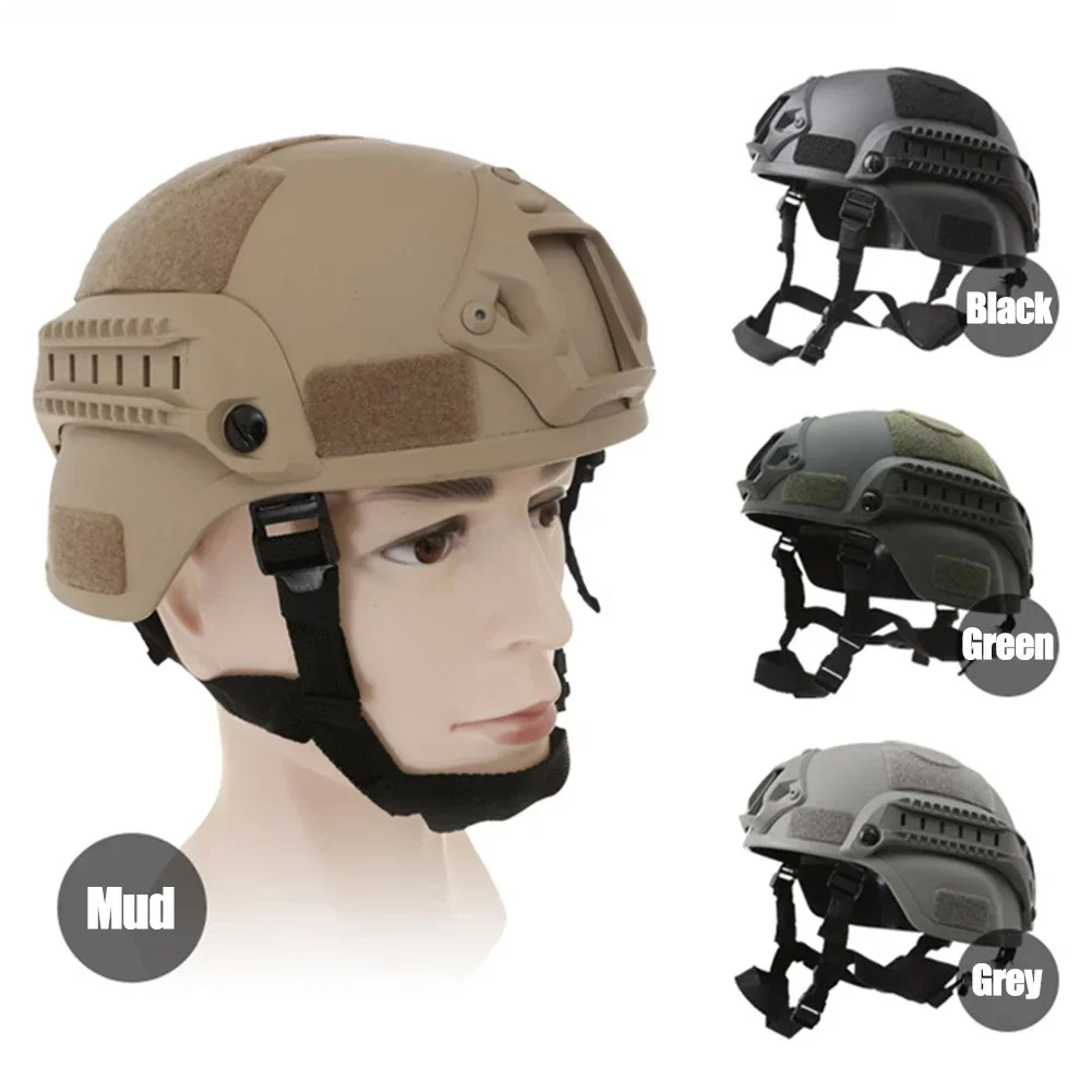 Casco da gioco Casco tattico Camo Equipaggiamento protettivo per equitazione tattica esterna