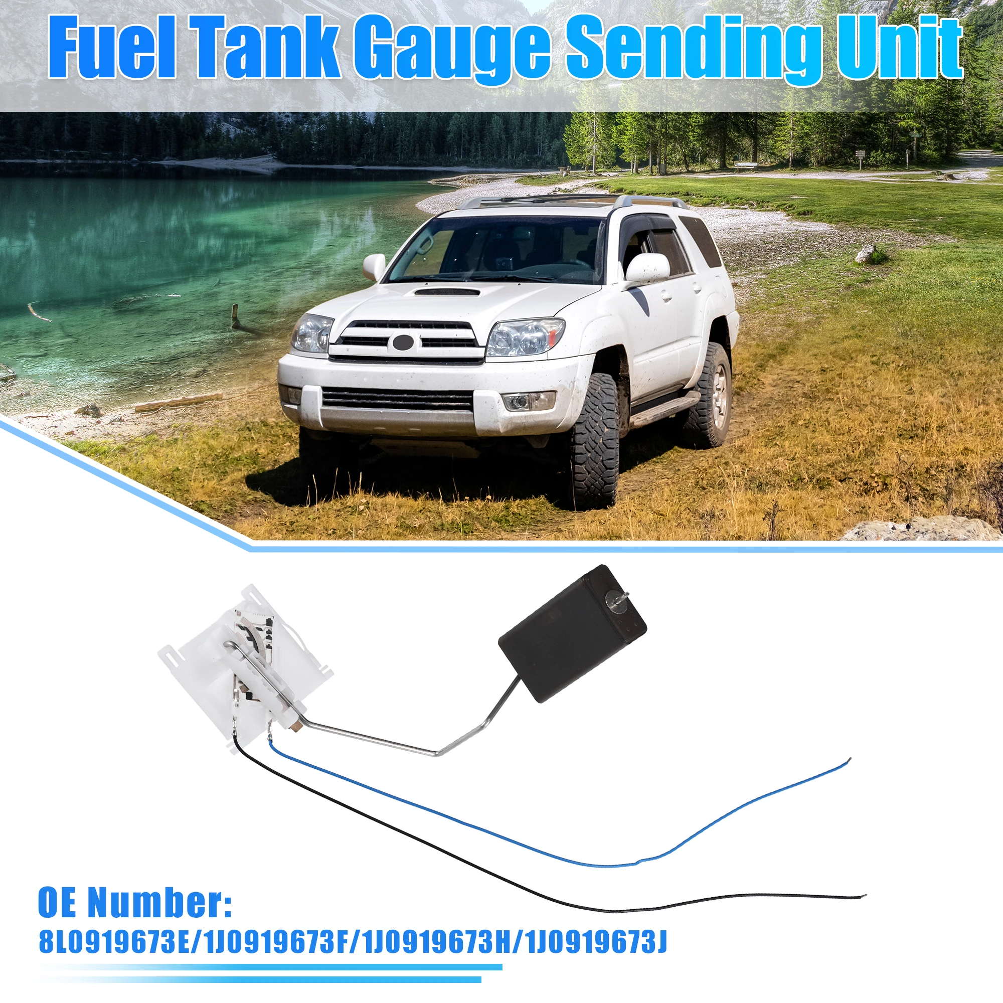 

UXCELL No.8L0919673E Автомобильный поплавковый манометр топливного бака, отправляющий блок для VW Beetle 2006-2010