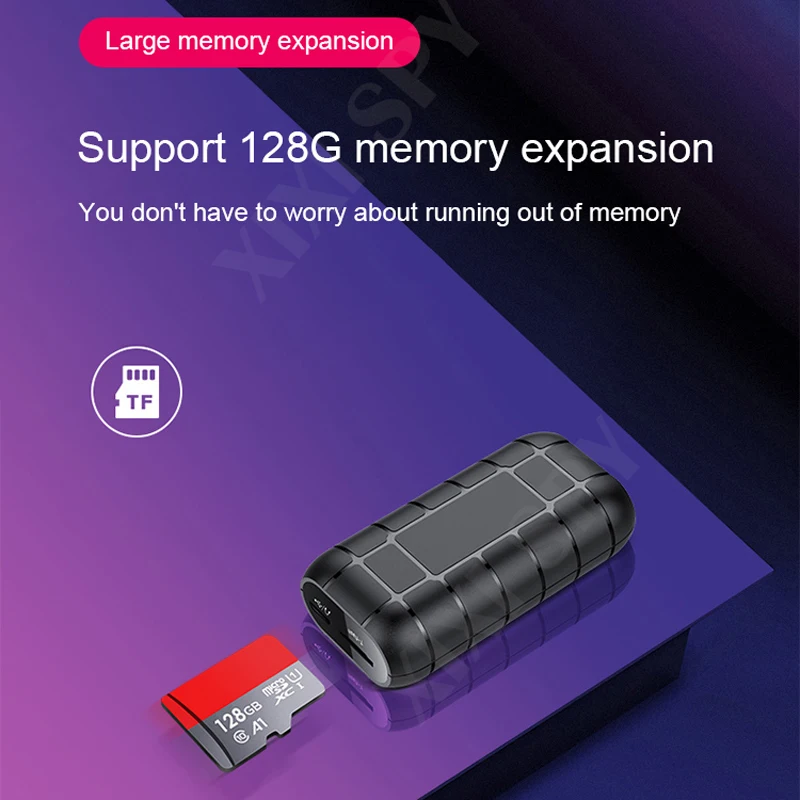 

Mini Voice Activated Recorder 500 hours Digital Recording Device Professional Sound Dictaphone Audio Micro Record Portable Small