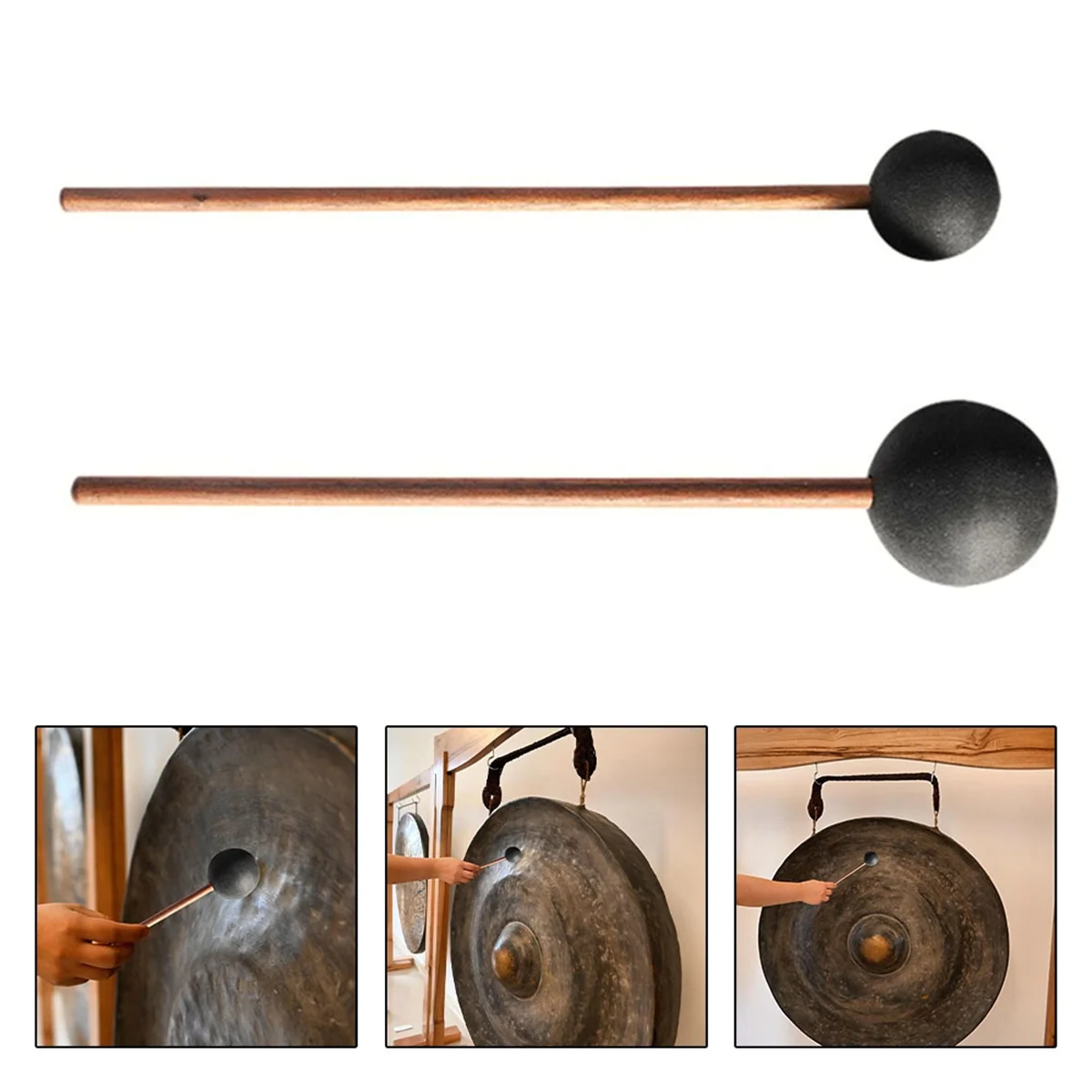 BAAU 1PC Silicone Material Make Whale Sound Mallet for Playing Gong for Spiritual Healing Sounds S - Image 3