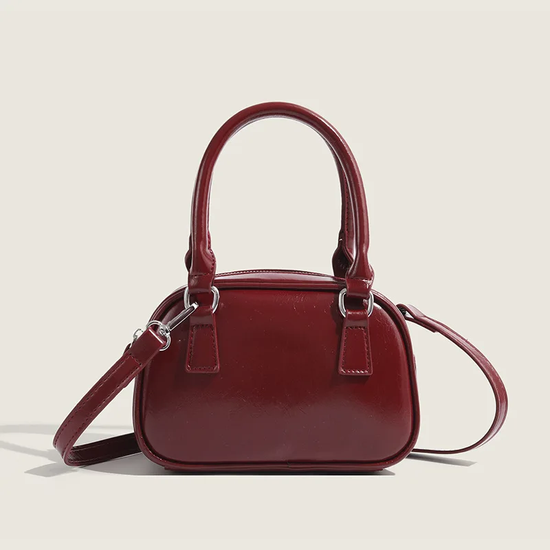 versao-coreana-nicho-design-bolsa-vermelha-moda-textura-pequeno-quadrado-prepucio-couro-crossbody-saco-novo-saco-de-axila-feminina