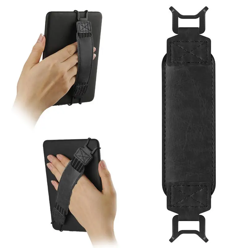 

Leather Tablet Hand Strap Elastic Anti Drop EReader Holder Universal Security for Kindle/iPad/Kobo/Sony/Pocketbook/Lenovo