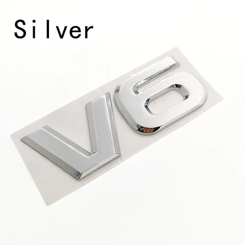 3D Логотип Автомобиля Наклейка Эмблема Авто Значок Для V6 Mercedes BMW Audi Ford Fiesta Mustang Ranger Nissan Toyota Honda-ме...