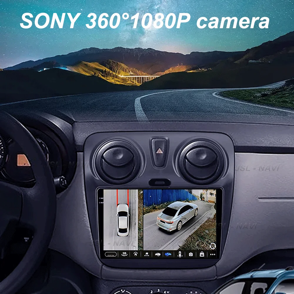 Android 16 For Renault Dokker/Lodgy Dacia 2012 - 2020 Car Radio Multimedia Player Android Auto Carplay Head Unit Navigation GPS