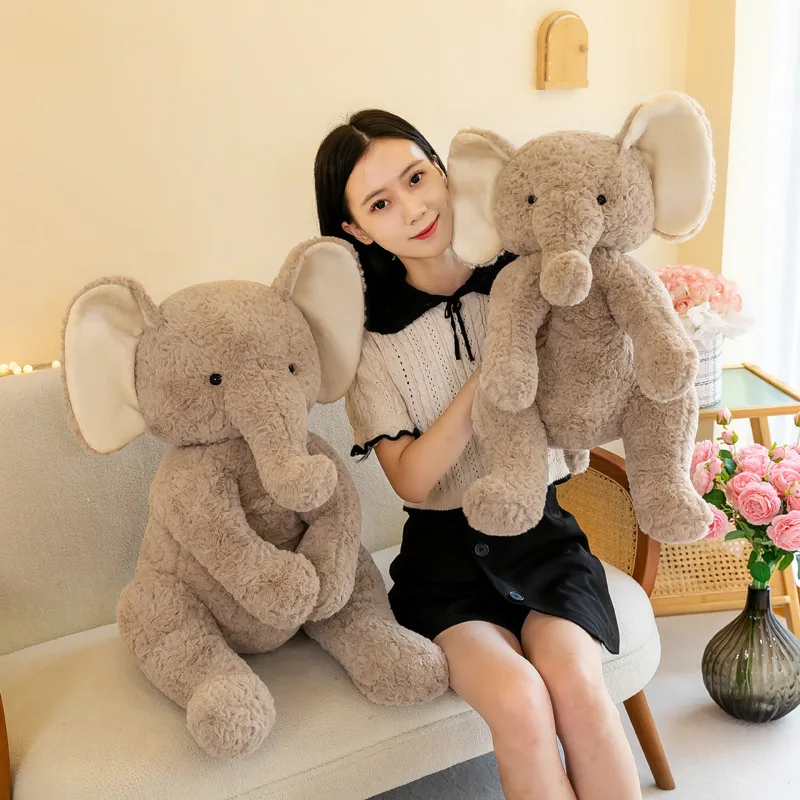 Kawaii pluche olifant knuffel pop zacht knuffelig babyolifant kussen voor kinderen verjaardagscadeau meisjes slaapgenoot