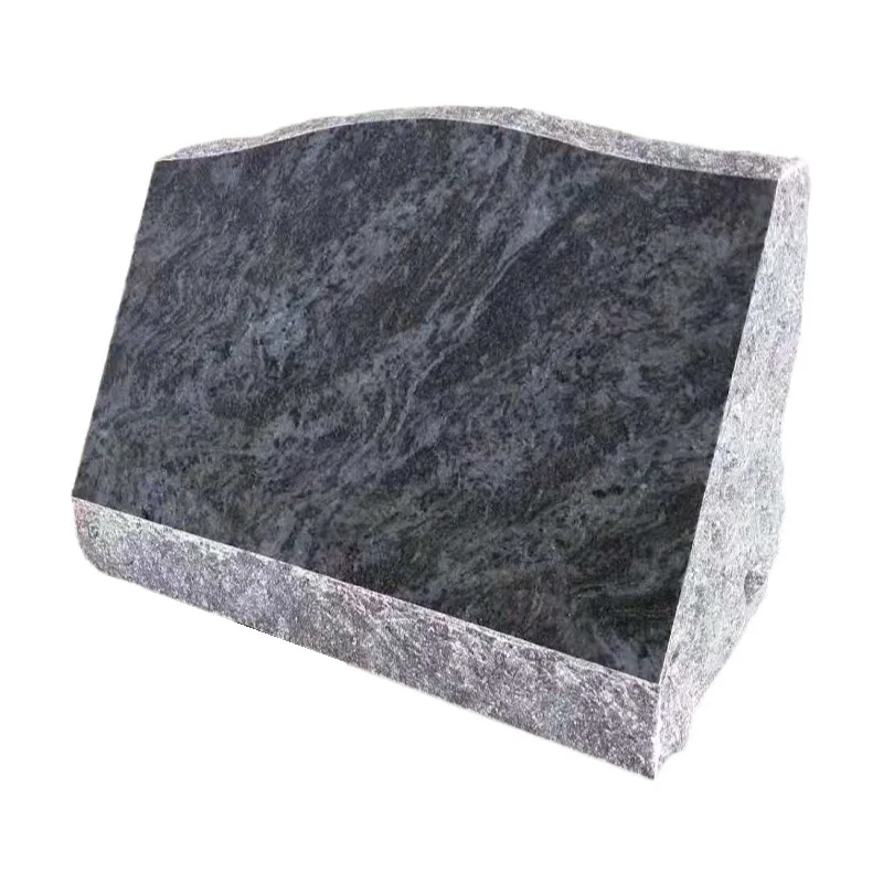 Bahama Blue Granite Headstone Slabs Head Tombstones Monuments for Grave in Germany Price