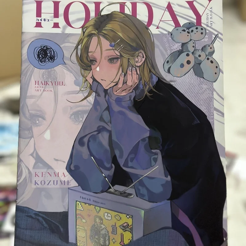 haikyu-collezione-di-illustrazioni-di-tsubaki-makoto-e-kuroo-kageyama-album-fotografico-con-illustrazioni-a-colori