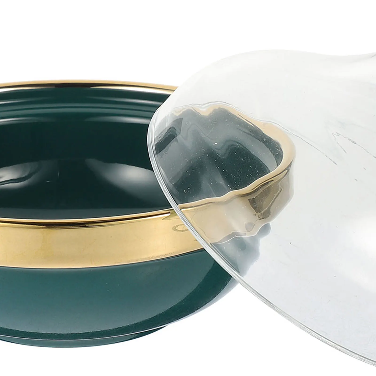 

Ceramic Dessert Bowl with Lid Elegant Baking Pudding Fruit Serving Bowl Storage Container for Home Kitchen Lidded Baking Bowls