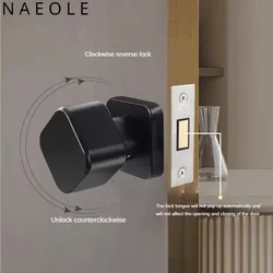 Door Handle Security-protection Door Lock Cerradura Puerta Handle Cerraduras Inteligente Para Puertas Knob Fechadura Digital