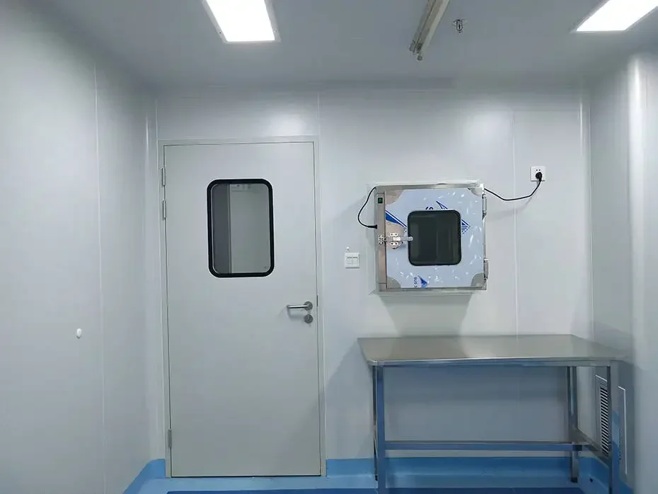 Laminar Air Flow Dynamic Air Shower Pass Thrus Box for Clean Room Transfer Window with Fingerprint Unlock