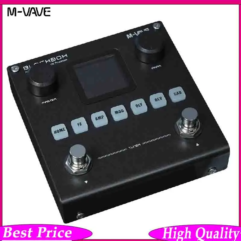 M-VAVE Blackbox / Annblack Box | Electric Guitar & Bass AMP Modeler Multi-Effects Processor Rechargeable, Headphone Output