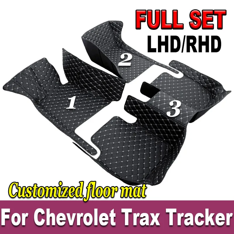 Custom Car Floor Mats For Chevrolet Trax Tracker Auto Carpets Foot Coche Accessorie