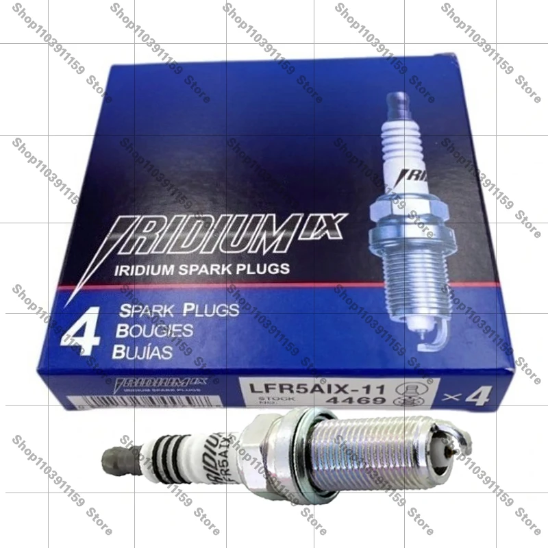 

4pcs LFR5AIX-11 4469 Iridium Spark Plug Candles For Hyundai Infiniti Kia Nissan Mercury Suzuki Toyota Yamaha LFR5AIX11-4469