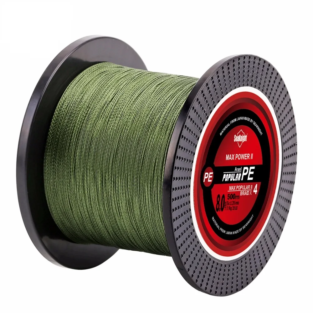 Seaknight 500M Brand Line Blade Series Good Quality  Multifilament Fish Line Rope 8-80LB PE Braided Fishing Line