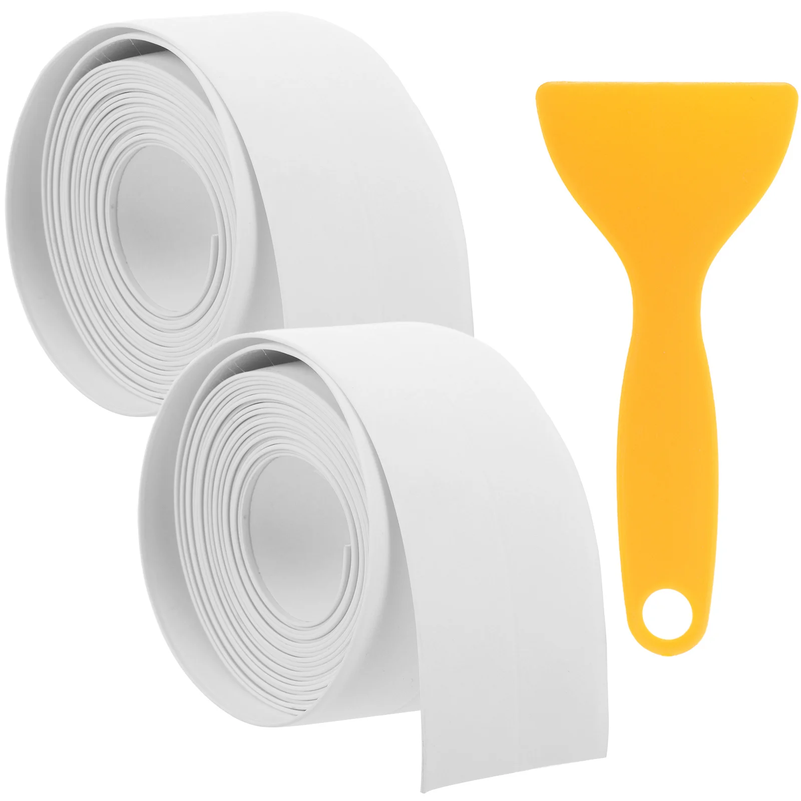 

1Set Self Adhesive Caulk Tape Waterproof PVC Strip for Bathroom Kitchen Shower Tub Sink Door Sealing Caulk Tape