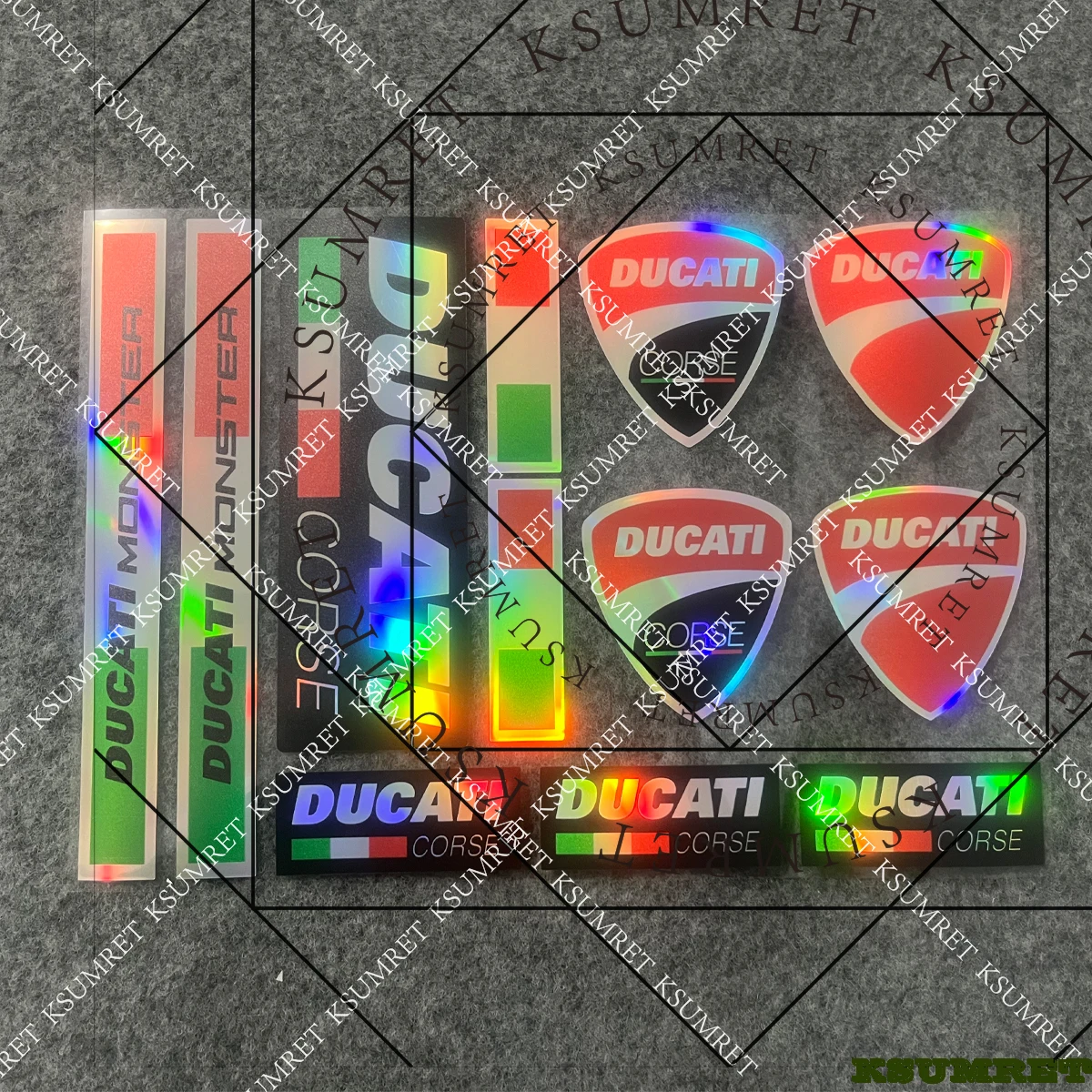 

Лазерные наклейки для мотоциклов Ducati, декоративные наклейки