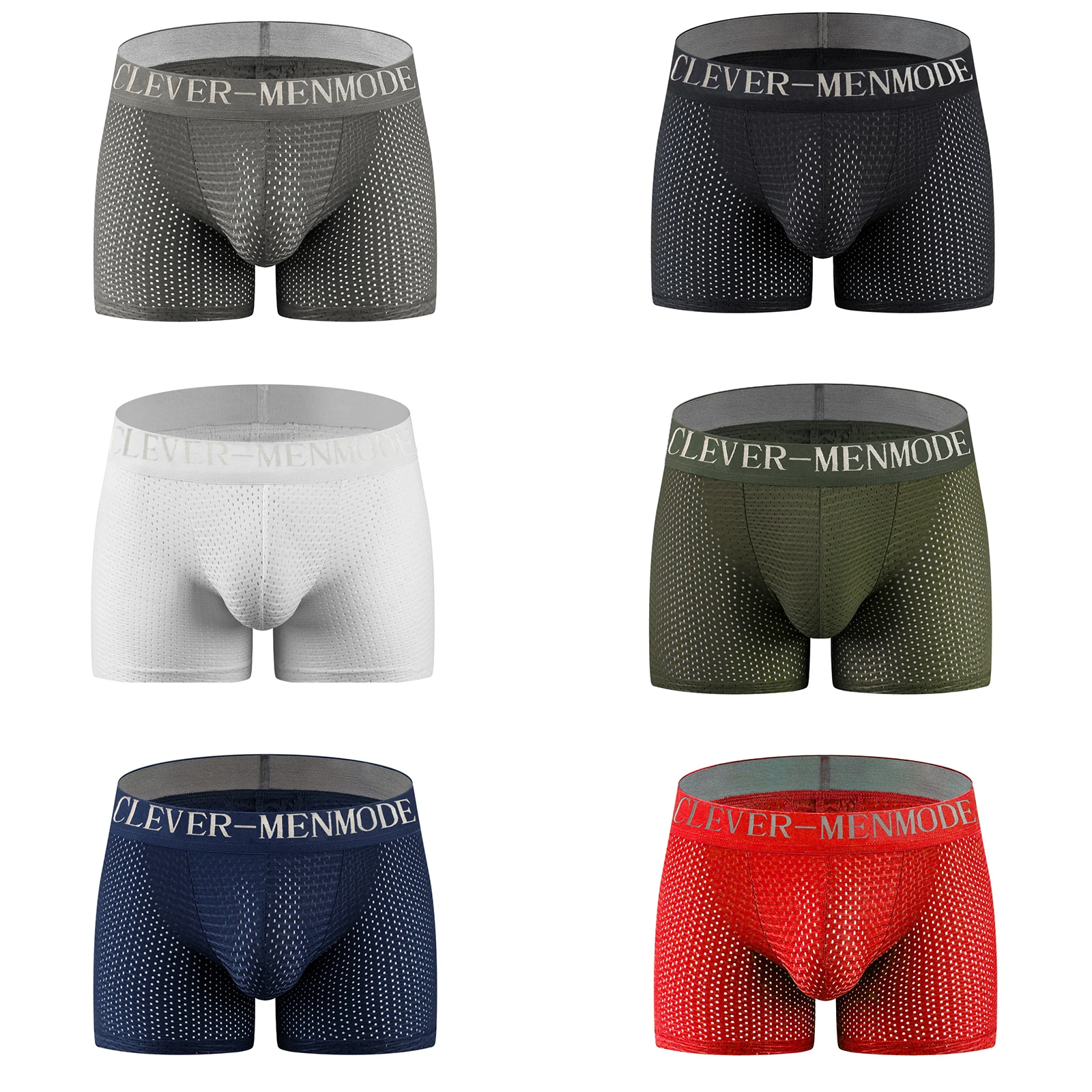 Sexy Men Padded Underwear Man Boxers Shorts Mesh Buttocks Lifter Enlarge Butt Push Up Pad Underpants Penis Pouch Panties