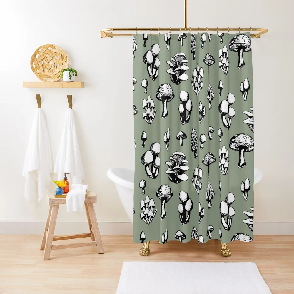 

Mushrooms Shower Curtain Bathroom Shower Bathroom Deco Anime Bathroom And Shower Curtain