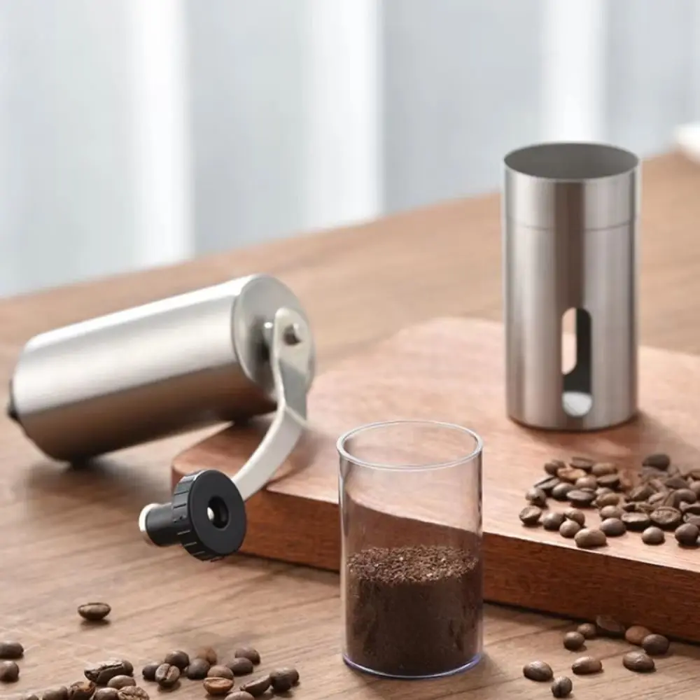 

Stainless Steel Hand Crank Coffee Grinder Adjustable Handmade Hand Coffee Mill Professional Ceramic Burrs Manual Coffee Grinder
