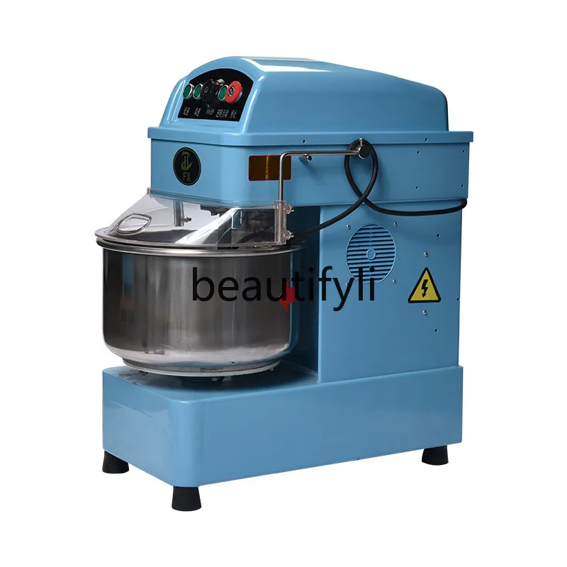 

Industrial 20L Double Action Single Speed Dough Mixer Stainless Steel Commercial Kneading Machine Food Grade