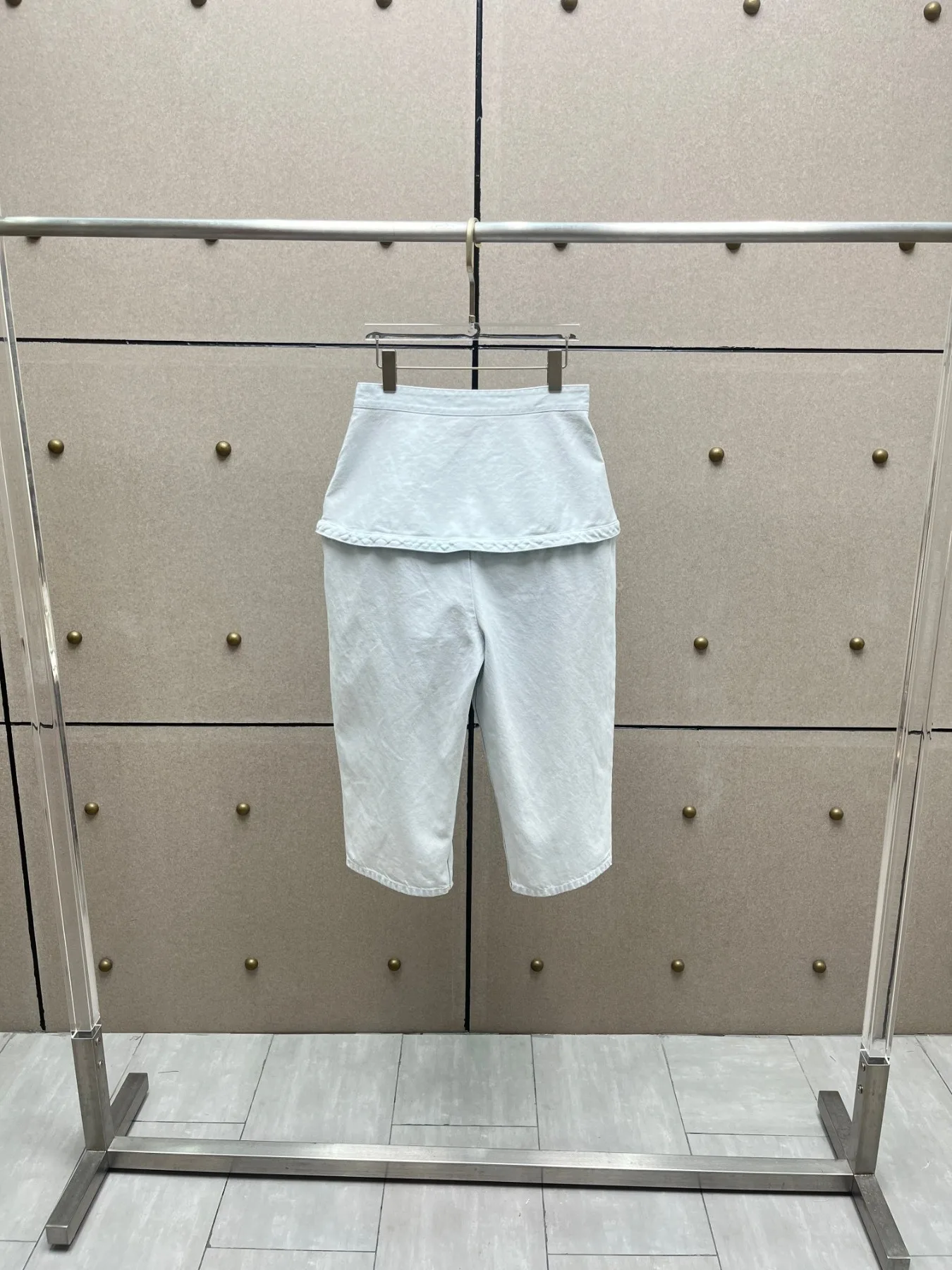 Jeans da donna Pantaloni bianchi Mutande estive