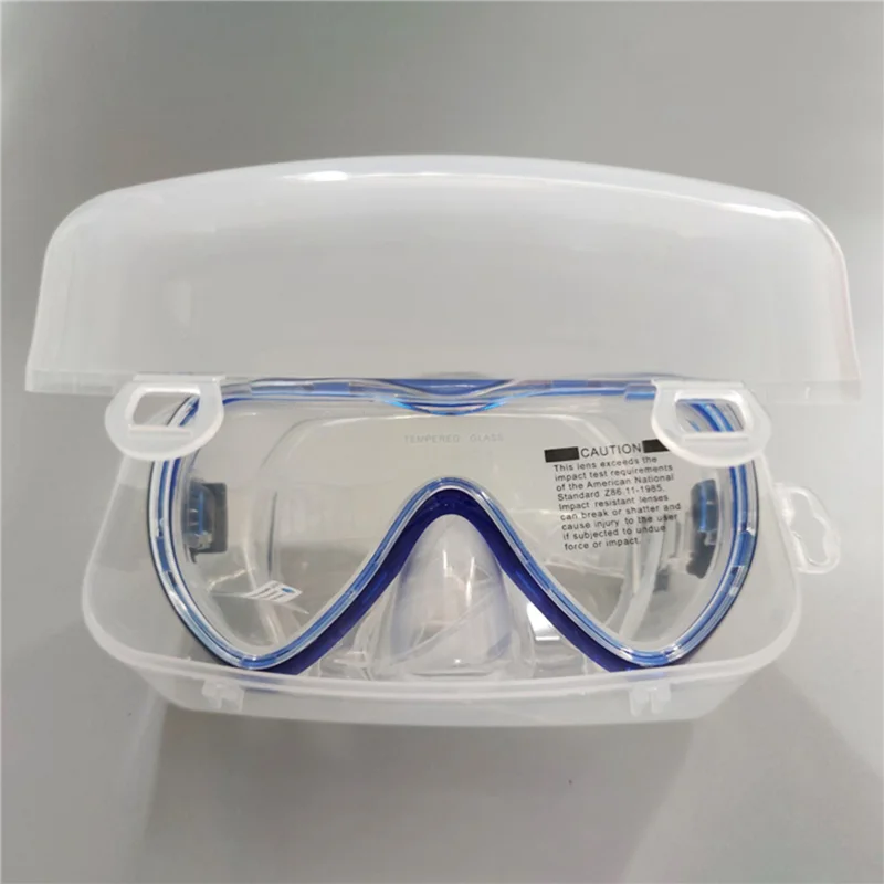 B72A 6X الغوص قناع الوجه حالة الغوص قناع مربع الوجه الغوص غص قناع حالة حملق قناع الوجه #2