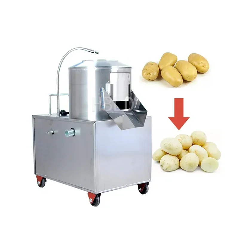 آلة تقطيع البطاطس الصناعية الأوتوماتيكية بالكامل، والتقشير، وآلة تقطيع البطاطس التجارية #1