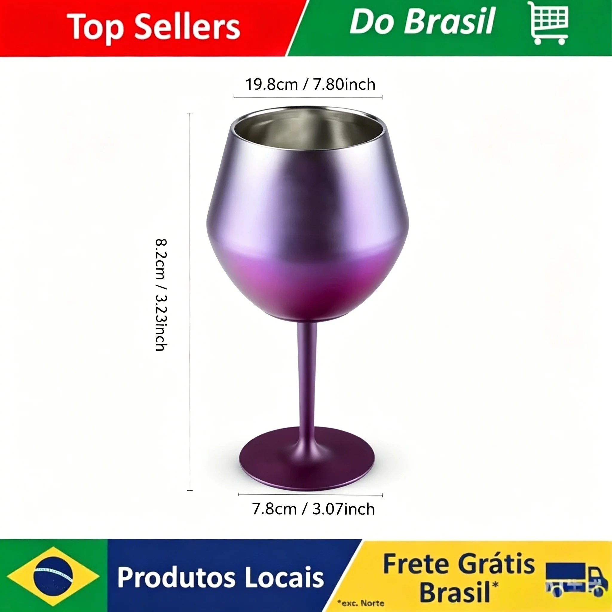 Copo Criativo de Vinho Tinto em Aço Inoxidável Destacável, Copo Térmico Durável para Champanhe com Isolamento e Resistência a Quedas, Copo Térmico Gradiente para Festas